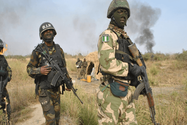 Troops arrest terrorist collaborator, rescue infants 