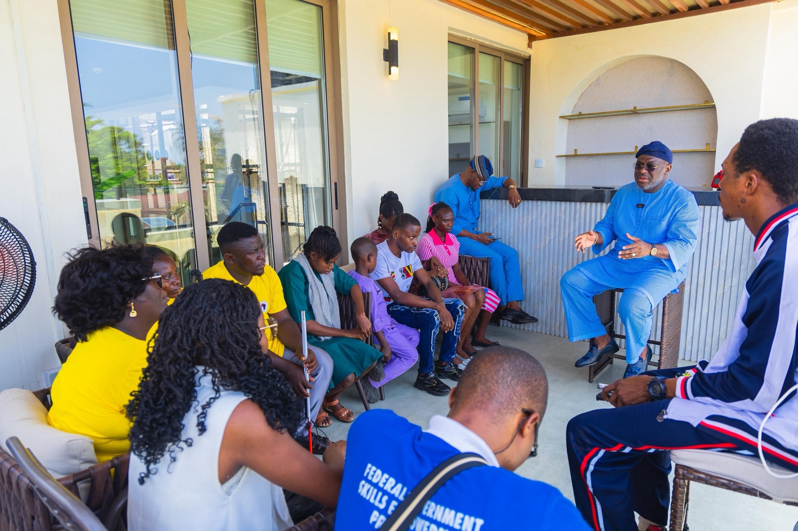 HOF hosts visually impaired students, reaffirms commitment to educational development