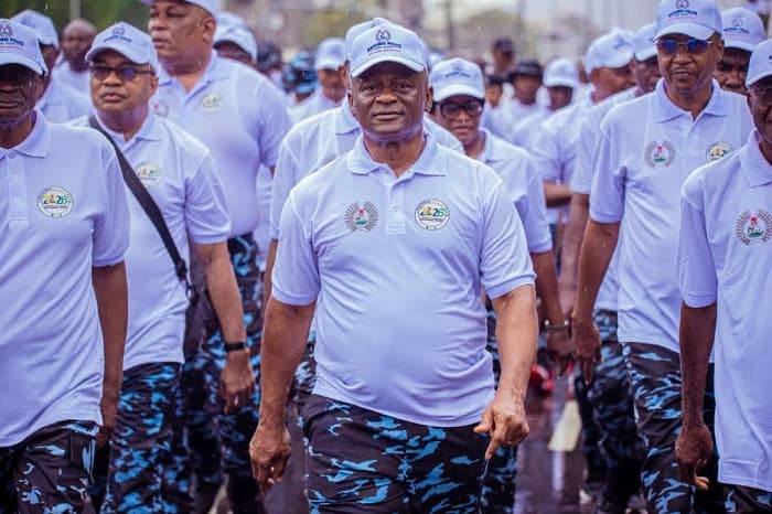 Police week: IGP, AIGs, CPs lead simultaneous countrywide walkathon