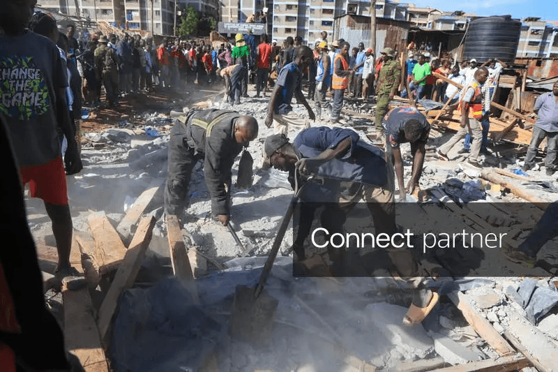 Three killed in building collapses in Nairobi