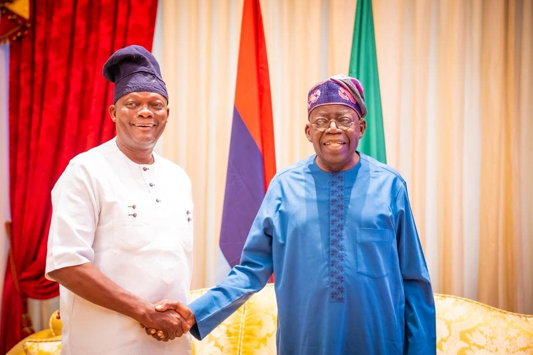 Tinubu, Folarin meet over Oyo APC