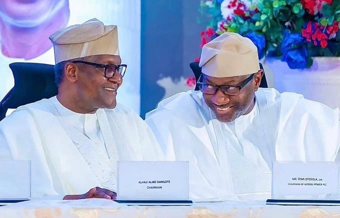 Otedola hails Dangote as Africa's greatest entrepreneur on birthday