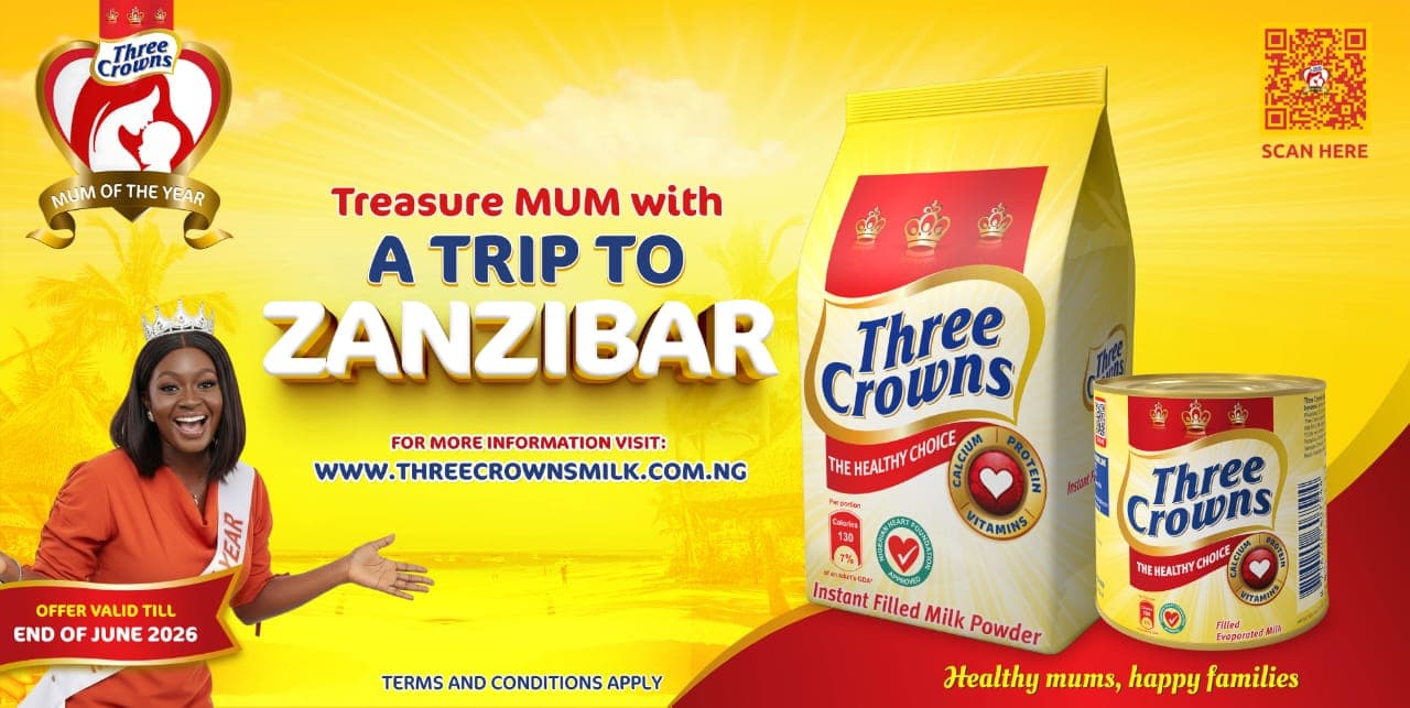 Three Crowns launches 2026 Mum of the Year campaign with Zanzibar trip prize