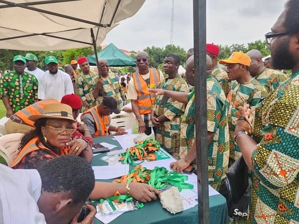 Accreditation begins as delegates arrive at ADC national convention venue