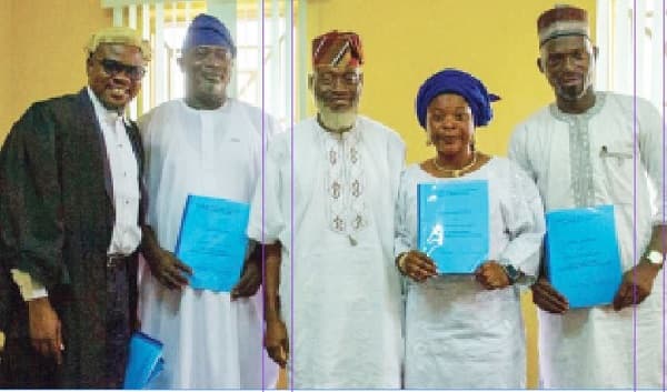 Badagry West presents vehicles to cabinet, management members