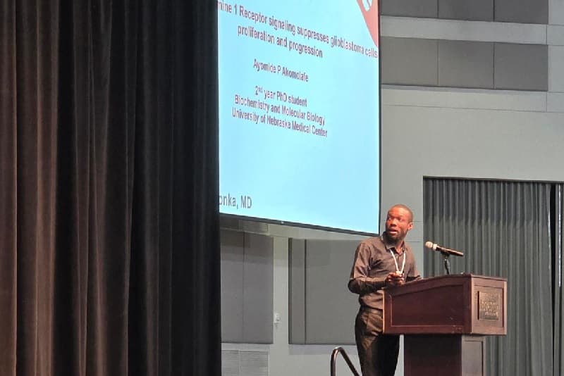 Ekiti-born UNMC researcher, Akomolafe shines at U.S. Cancer Research Conference