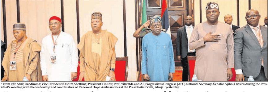 Opposition can’t scare me off, Tinubu insists