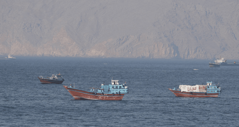 Iranian forces open fire on vessels at Strait of Hormuz