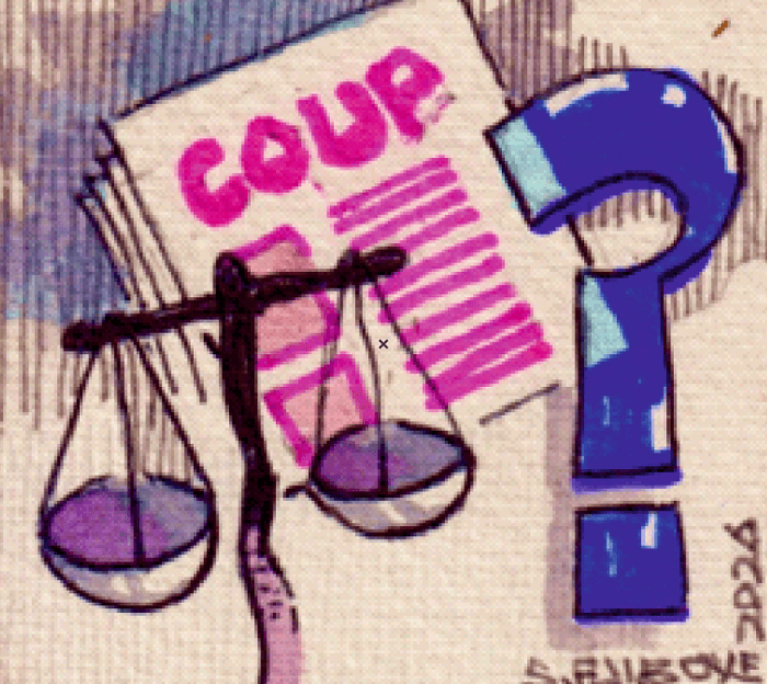 Fuming wives of alleged coup plotters