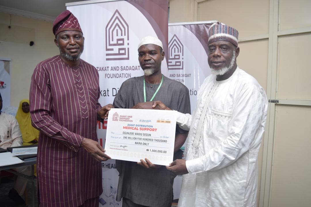 Zakat Foundation disburses N205m on humanitarian services