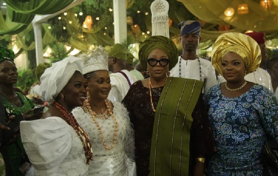 Queen Ladoja graces Amosun's wife installation as 'Yeye Moremi Oodua' in Ile-Ife