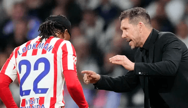 Simeone defends Lookman’s substitution in Copa loss