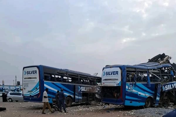 Three CNG buses explode at Kaduna motor park