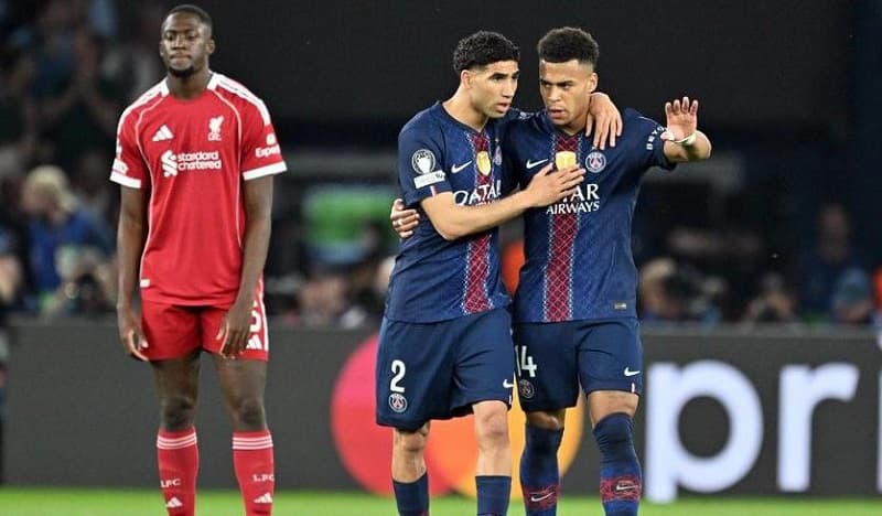 UCL: PSG downs Liverpool 2-0 as reds struggle in attack