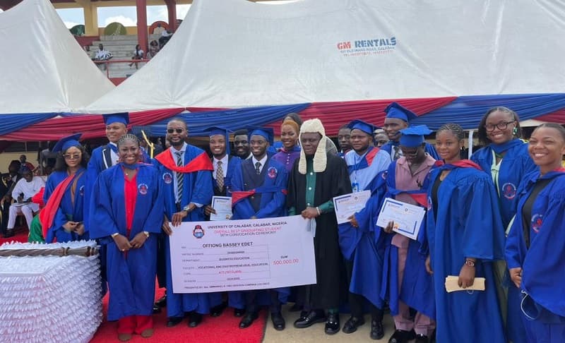 I had no accommodation for 13 months, says UniCal best graduating student