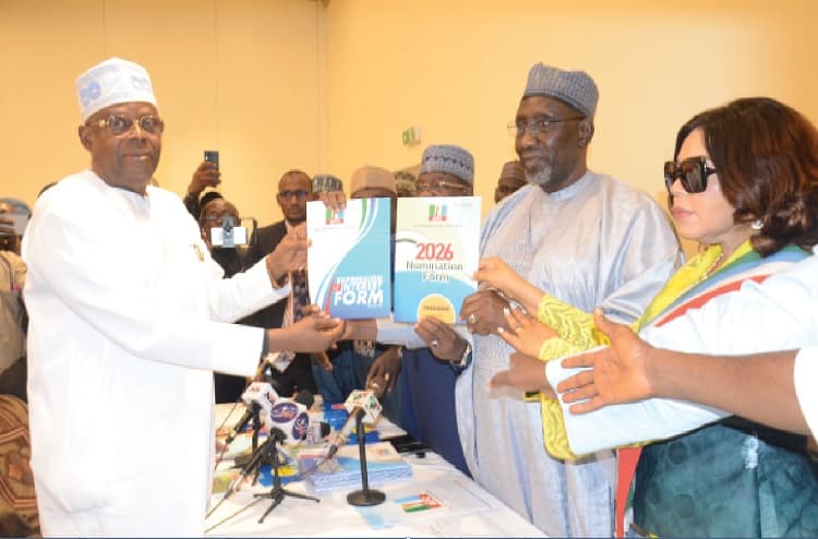 Tinubu picks nomination form to open re-election bid